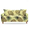 Chair Covers Pinaple Tropical Plant Sofa Cover Sectional Cushion Elastic Stretch Slipcovers Funda