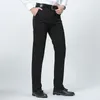 Men's Pants Spring And Summer Brand Men's Trousers Middle-aged Men Thin Casual Solid Color Loose Pant High Waist Cotton