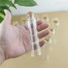 Storage Bottles 24 Pcs/lot 16 30 120mm 60ml Glass Bottle Stopper Test Tube Jars Corks Containers Vial DIY Crafts Wedding Gift