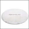 Tapis Rond Doux Fausse Fourrure En Peau De Mouton Pour Chambre Salon Étage Shaggy Soyeux En Peluche Tapis Blanc Tapis De Chevet Diamètre 7080Cm Dro Ot0Uc