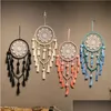 Arts And Crafts Foreign Dreams Tassel Weaving Dreamcatcher Fashion Feather Dream Catcher Handicraft Pendant Wall Hanging Room Decora Dhkfo
