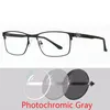 Eyeglass Frame No Screws Design Reading Glasses Pochromic Gray Presbyopic Spectacles Far Sight Eyeglasses with Strength 0 To 400 230113
