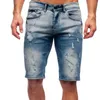 Heren shorts Summer Brand Mens Jeans denim katoenen vracht Big Pocket Loose Baggy Wide Leg Borduurwerk Beach Boardshort 2023