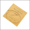 Charm Bracelets Selling Copper New Golden Metal Moss Code Bracelet Wholesale Drop Delivery Jewelry Ot7Bz