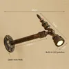 Wall Lamps Industrial Loft Iron Water Pipe Sconces Vintage LED Light Fixtures Rotate Bedroom Lamp Lighting Lampara Pared