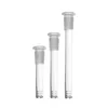 Großhandel Glas-Downstem-Diffusor mit 6 Schnitten, Shisha-Rohr, bündig oben, 14–18 mm weiblicher Reduzieradapter, Lo Pro, diffuser Down-Stem für Glasbong