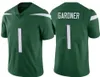 8 Aaron Rodgers Ahmad Sauce Gardner Quinnen Williams Maglie da calcio Zach Wilson Breece Hall Garrett Wilson Jersey