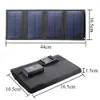 Solpaneler Fällbar solpanel 100W USB Solcell Portable Folding Waterproof 12V Solar Charger Outdoor Mobile Power Battery Sun Charging 230113