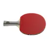 Bord Tennis Raquets 1pc Stark spinnkontroll Racket 7 -lagen Wood Ping Pong Bat Long Handl med medelhårdhet Svampväska 230113