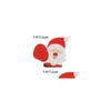 Decoração de festa 50pcs/lote desenhos animados Santa Claus PAPEL Lollipop Pacote Diy Pacote Decoração de Natal FY3992 Drop Delivery Home Gard Dhuvt