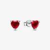 Designer DIY Charm Heart Pendant Collier Bracelet Stud Oreing Ring Set 925 STERLLING SILPELRY Men européen European Femmes Valentin de la Saint-Valentin Collection