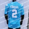 Футбольные майки NCAA Ole Miss Rebels Football Jersey Matt Corral Sugar Bowl Patch Red Baby Blue Size S-3xl Все сшитые вышивка