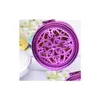 Compact Mirrors Vintage Hand Pocket Mirror Mini Girl Doubleside Folded Hollow Out Makeup P27 Drop Delivery Health Beauty Tools Access Dhbty