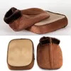 Foot Massager Electric Heated foot care tool shoe Warmer pad Cosy Unisex Velvet Feet Big Slipper Heat Warm Massage Shoes 230113