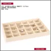 Smyckestativ Linen Organiserbrickor Stapble Necklace Ring Showcase Jewely Display Storage Tray Portable 923 Q2 Drop Delivery Pac Dhcrj