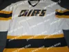 Maillots de hockey pour hommes # 16 Jack Hanson Maillot des Chiefs de Charlestown 17 Steve Hanson 18 Jeff Hanson Brother Slap Shot Film Maillot de hockey cousu