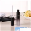 F￶rpackningsflaskor Guldtransparent tomma l￤ppglansr￶r Liquid Lipstick Eyeliner Eyebrow Beauty Makeup Products Case Refillable 20st OT84M