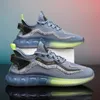 Mens Trainers Running Shoes grey Black dark blue Breathable Cut-out Jogging outdoor comfortable Sport Sneakers Designer Chaussures 40-44