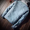 Männer Jacken Großhandel Plus Größe 6XL Trendy Warme Fleece Dicke Denim Winter Mode Herren Jean Mantel Outwear Männlichen Cowboy 230112