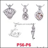 LACKETS Groothandel 300 ontwerpen Pearl Cage Hanger Ketting Liefde Wish Natural With Oyster Mix Design Drop Delivery Sieraden Kettingen Pe OTD2E