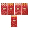 Emballage cadeau Enveloppes rouges Année de l'argent Enveloppe chinoise Bao Packet Hong Lucky Packets Forpocket Spring Festival Weddingthe Pockets