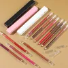 Lip Pencils Double-end Pencil Custom Logo Bulk Private Label Makeup Liner Lips Cosmetics Eyeliner Wholesale