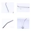 Drinking Straws Wholesale 500 Pieces / Lot Metal St Stainless Steel Drop Delivery Home Garden Kitchen Dining Bar Barware Dhlbt