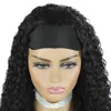 Ludzkie włosy peruki na głowę fala wodna brazylijska maszyna wykonała perukę bezskaniką dla czarnych kobiet