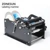 Zonesun label applicator industriële apparatuur handmatige ronde fles etikettering machine met handgreep tin blik buis verpakking machine ZS-50p