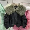 Chalecos de mujer Moda Big Real Fur 90 Duck Down Coat Winter Warm Fluffy Parkas Coats Thick Warm prendas de vestir exteriores 230112