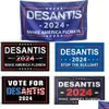 バナーフラグ Desantis フラグ大統領選挙家庭菜園の装飾ポリエステルドロップ配信お祝いパーティー用品 Dhhlz