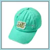 Party Favor Home Embroidered Baseball Hat Beach Crazy Letters Outdoor Sport Sun Caps 7 Colors Trucker Cap RRE13484 Drop Delivery GA OTMGS