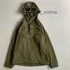 CP Men Shell Pullover Goggle Jacket Casual Autumn and Winter Plus Velvet Coat Company Klaq 3 W9G9