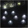 Andere Event Party Supplies 1000 teile / los Runde Form RGB Mini LED blinkende Kugellampen Weiße Ballonlichter für Weihnachten Hochzeit De Dhxyn
