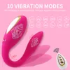 Anal Toys Wireless Vibrator Vuxen för par 10 vibrationer Dildo G Spot Stimulator Vagina Massager Clitoris Sex Woman 230113