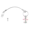 Inflatable Boats 2PCS 6.3mm 1/4 Inch Quick Release Pin With Lanyard For Boat Bimini Top Deck Hinge 316 Stainless Steel Marine Hardware