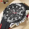 Armbandsur Relogio Masculino Lige Luminous Men Watch Sport Army Mens Watches Waterproof Quartz Clock Man Chronograph Militär Armbandsur 230113