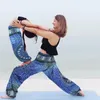 Anne Kızı Aile Eşleştirme Spor Bloomers Sıradan Baskılı Tayland Nepal Yoga Pantolon Vahşi Gevşek Pantolon Pantolon