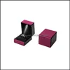 Mücevher Kutuları Yaratıcı Led Nişan Yüzüğü Kolye Özel Zarif Işıklı Yüzükler Saklama Kutusu Ekran Hediye Ambalaj Vitrini Toptan Ots32