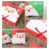 Andra evenemangsfest levererar julafton presentförpackningar Xmas Candy Large Box Santa Claus Paper Case Design Tryckt förpackningsaktivitet de DHI5R