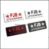 Party Decoration 9x4 CM FJB Lets Go Brandon Car Emblems Badge Zinc Eloy Sticker RRA12640 Drop Delivery Home Garden Festive Supplies OTD5H