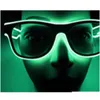 Other Event Party Supplies Led Glasses Glowing Lighting Novelty Gift Bright Light Festival Glow Sunglasses El Wire Flashing Drop D Dhbnq