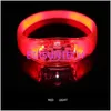 Party Decoration Led Voice Control armbanden Lumineuze polsbandje nachtlicht Kids speelgoed gloed in de donkere accessoires lx0054 drop deliv dhinz