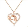 Pendentif Colliers Grande main tenant petit collier maman coeur pendentifs fête des mères cadeau avec chaîne de vague d'eau livraison directe bijoux OTPSF