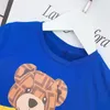 T-shirts de desenhos animados para crianças de luxo, camisa de manga curta para crianças, tops de moda para crianças, roupas de verão de alta qualidade, roupas infantis