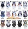 MZZ85 3D Animal Neck Gaiter Breathable Windproof Motorcycle Balaclava Half Face Mask Cover Cycling Halloween Snowboard Fox Cat Dog