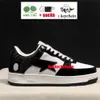 Bapestas Running Shoes Low Black White Sax Green ABC Pink Camo Leather Patent Sneaker For Men Women Fashion Skate Street Walking Riding Shoe Trainers