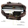 Briefcases Male Fashion Crocodile Pattern Handbag Briefcase Men's Genuine Leather Bag For Men Laptop Bags Office