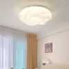 샹들리에 북유럽 크리에이티브 LED 클라우드 호박 램프 침실 어린이 룸 샹들리에 원격 실내 조명 램프가있는 샹들리에