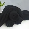 Embroidery Custom Logo Black Bath Towel Set 100% Cotton Solid Bathroom Shower Home Take Hot Springs Sauna Spa Beauty Salon Towel Face Hand 600g/500g/400g